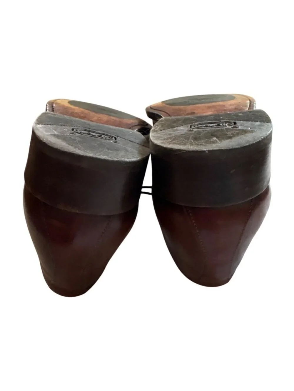 Bragano Mens Leather Brown Dress Shoes Made In Italy Size 11 M